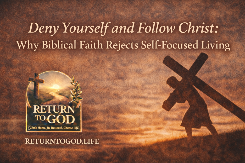 Deny yourself and follow Christ